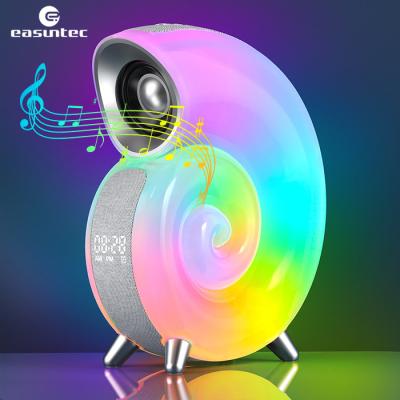 China Lámpara de música de concha Smart Light Sound Machine G Speaker Lamp Blanco gris Apoyo OEM / ODM en venta