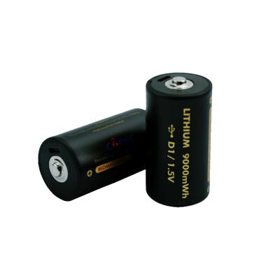 China 9000mWh 1.5 V Lithium Ion Rechargeable Battery For Toys / Flashlight / Water Heater for sale