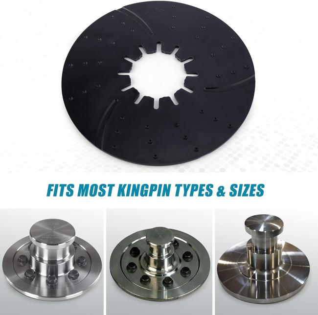 12 Inch Fifth Wheel Grease Plate - Close-up Detail