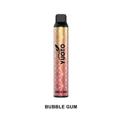 China Yuoto Luscious Disposable Fruit Electronic Cigarette bulk cheap Bubble Gum Ice 1350mAh Battery à venda