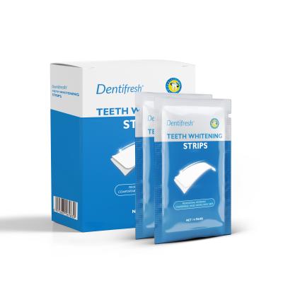 China Mint Flavor Dental Whitening Kit Sachet Pack Bleaching Teeth Whitening Strips for sale