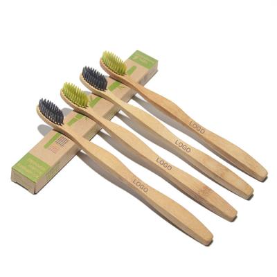 China Travel Ultra Soft Bristles Bamboo Charcoal Toothbrush Eco Friendly Reusable ODM for sale