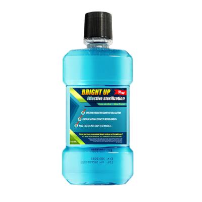 China Fresh Mint Flavor Anti Bad Breath Mouthwash 500ml Deep Cleaning Mouthwash for sale