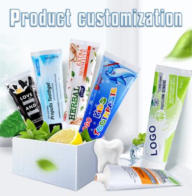 China OEM Teeth Whitening Toothpastes Customized Home Hotel Travelling for sale