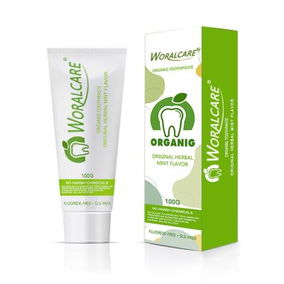 China 80g Herbal Mint Toothpaste Organic Oral Care Tooth Paste for sale