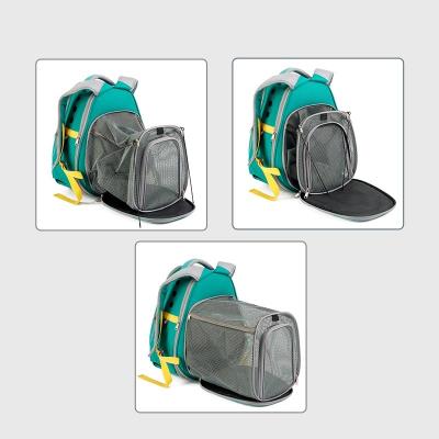 China Portable Avocado Pet Travel Bag Breathable Carrying Backpack For Cat Dog Pet Carrier en venta