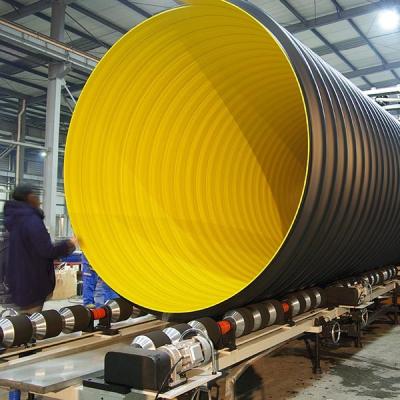 China HDPE SRPE zusammengesetztes Rohr, das Maschine 800Mpa für Abwasserkanal-Entwässerung herstellt zu verkaufen