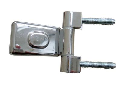 China 6-8mm Thick Aluminium Door Hinges Chrome Finish For 1000mm Width Glass Door for sale