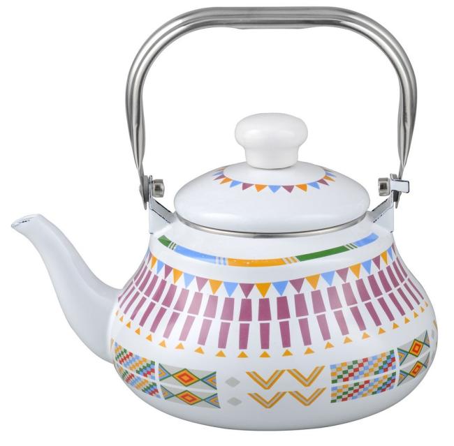 0.8L/1.2L/1.5L/2.0L/2.5L Enamel Kettle Custom Color Eco-Friendly Teapot Tea Kettle