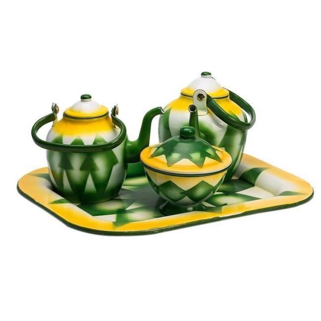 Middle Eastern Style Enamel Kettle Teapot Coffee Pot Set