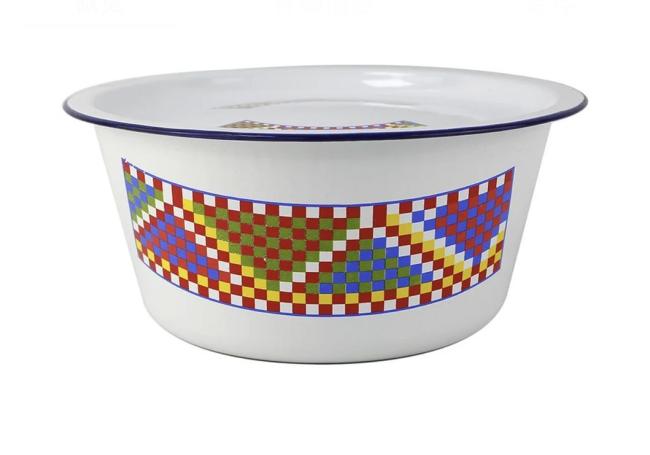 Cheap Price Enamel Basin Bowl Fingle Bowl Custom Color Decal Lard Bowl Mixing Bowl Basin