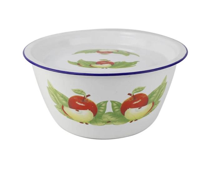 Cheap Price Enamel Basin Bowl Fingle Bowl Custom Color Decal Lard Bowl Mixing Bowl Basin