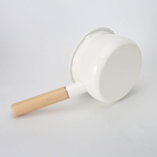 Kitchen Enamel Coated Polished Cooking Pots Cookware Set Casseroles Low MOQ Soup Stock Pot