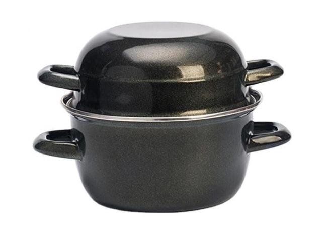 High Quality Enamel Seafood Pot Mussel Pot Enamel Mussel Pot