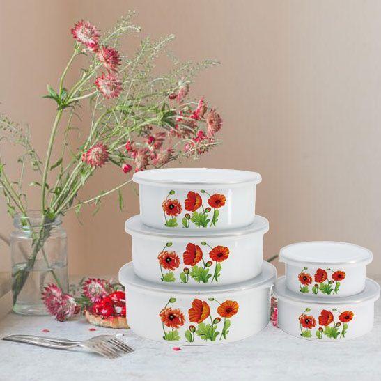 Indoor Outdoor Custom Color Enamel Tablewares Enamel Cup Bowl Plates Enamel Dinnerware Set