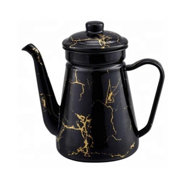 1.2L Enamel Hand Pot Coffee Enamel Teapot Enamel Water Kettle Tea Pot