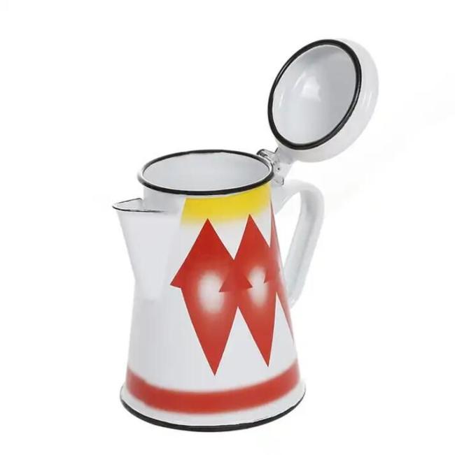 1.2L Enamel Hand Tea Pot Coffee Pot for Coffee Enamel Teapot Enamel Water Kettle