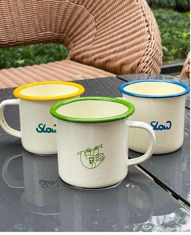 Popular Design Sublimation Outdoor Camping and Traveling Enamel Coffee Mug