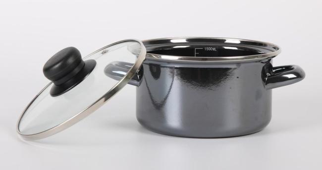 Kitchen Appliance Enamel Cooking Pot Food Warm Soup Casserole Stewpot Stock Pot Sets