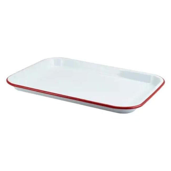 Enamel Tableware Enamel Plate Salad Bowl Cast Iron Enamel Dish 10-in Enamel Dinner Plate