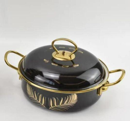 Pot Cast Iron Enamel Coating Pots Casserole Water Kettle Home Kitchen Cookware Hotpots