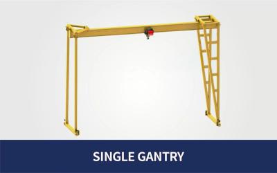 China Single Girder Gantry Cranes In Industrial Machinery for sale