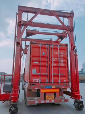 China Mobile Container Straddle Crane 60T Customized for sale
