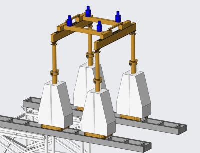 China Ponte de 25 toneladas Crane Trolley de viagem do EOT do gancho resistente dobro dos guindastes aéreos da viga à venda