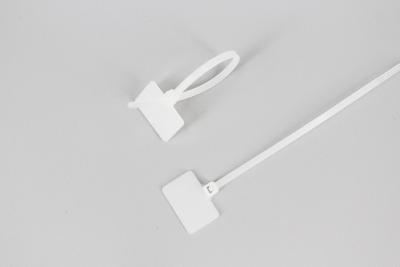 China 3*100mm High Quality Nylon PA66 Marker plastic Cable Ties Tag for sale