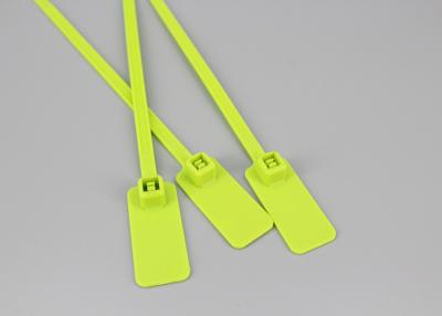 China DEMOELE 5*180mm double teeth locking with high tension serialized flag marker cable ties for sale