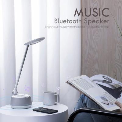 China LED Desk lamp with Bluetooth Speaker, Bedside Table Lamp with USB Charging Port,3 Levels Brightness Touch Lamp LED Night for sale
