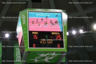 China P10 LED display Rich Color Sports Ground Advertising Boards , LED screen stadium for sale