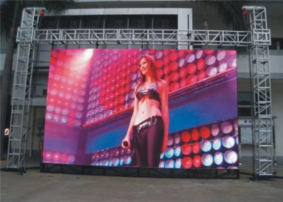 China P3.91 pantallas publicitarias llevadas grandes de alquiler al aire libre de la pantalla LED HD para la exploración constante de la impulsión 1/16 del centro comercial en venta