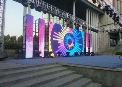 China P4.81 Outdoor Rental LED Display No Fan Design Front Maintenance LED screen , External Led Display for sale