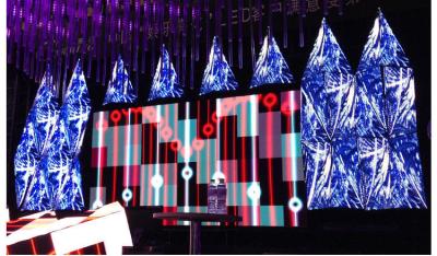 China 3D pantalla creativa suave del efecto LED 100000 horas de la vida de instalación del múltiplo en venta