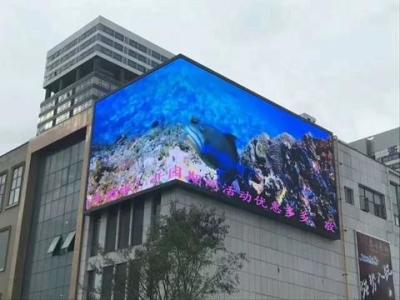 China pantalla llevada IP65 P10 de la publicidad al aire libre de 6500cd/sqm 160W para la estación de tren en venta