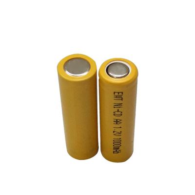 China 1000mah Nickel Cadmium Battery Pack 1.2v Nicd AA Battery 1200mAh 1300mAh for sale