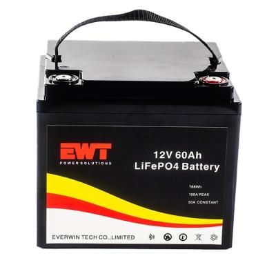 China BMS For Lithium Ion Battery Pack 12V 60AH Lifepo4 Battery Pack for sale