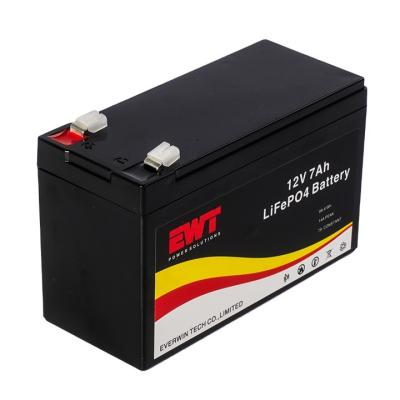 China Rechargeable 12V Lithium Iron Phosphate Battery 12.8V 7Ah LFP Battery for sale
