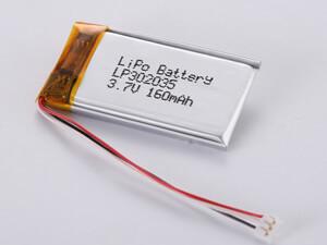 China Lithium Polymer battery 3.7V 100MAH en venta