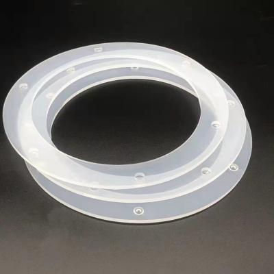Chine Silicone Rubber Seal Flat Gasket High Temperature Resistant Round O Shaped Gasket à vendre