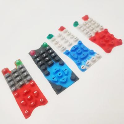 China High Conductivity And Low Resistance Conductive Rubber Keypads For Customization for sale