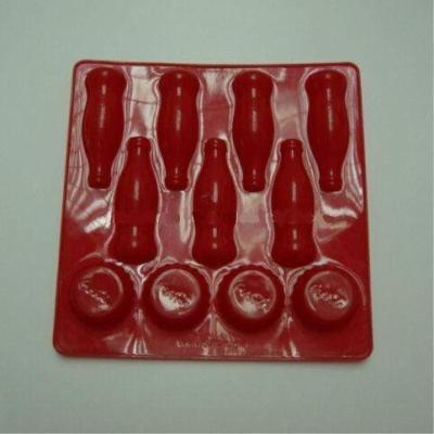 China Food Standard PP Plastic Ice Mould，Customize various ice tray molds, 4-cavity spherical silicone ice tray for sale