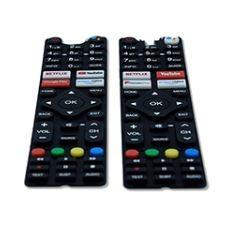 China TV Remote Control 20 to 80 Shore A Custom Silicone Rubber Keypads for sale
