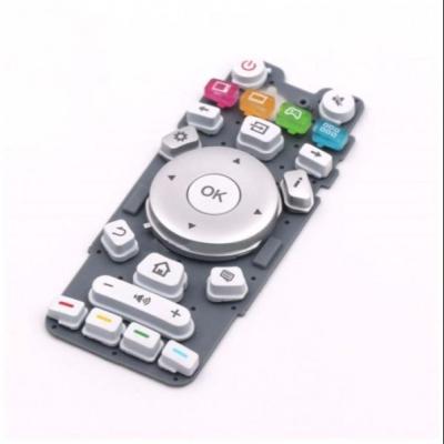 China Remote Control 30 To 80 Shore A Custom Silicone Rubber Keypads for sale
