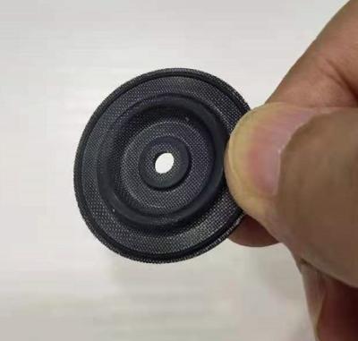 China OEM Fibrous Cloth Covered Silicone Sealing Gasket 80 Shore A For Air Purifier for sale