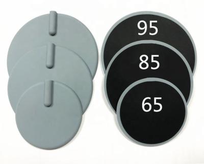 Chine Électrodes conductrices circulaires médicales en caoutchouc de silicone à vendre