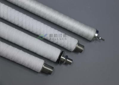 China Backflushable 5micron PP String Wound Filters iron removal with or without resin precoat filter element for sale