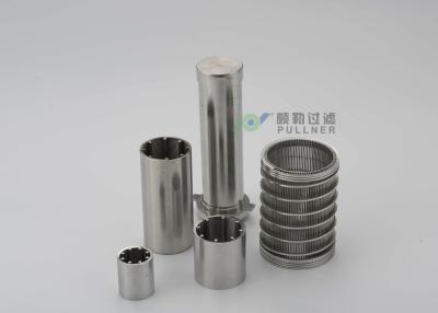 China Filtro del alambre de la cuña que repercute el filtro de agua del acero inoxidable, filtro del cartucho del acero inoxidable en venta