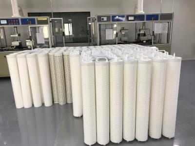 中国 海水の脱塩の中国の製造業者PHFシリーズPP高い流れによってプリーツをつけられるフィルターEPDMシールのカートリッジ フィルター 販売のため